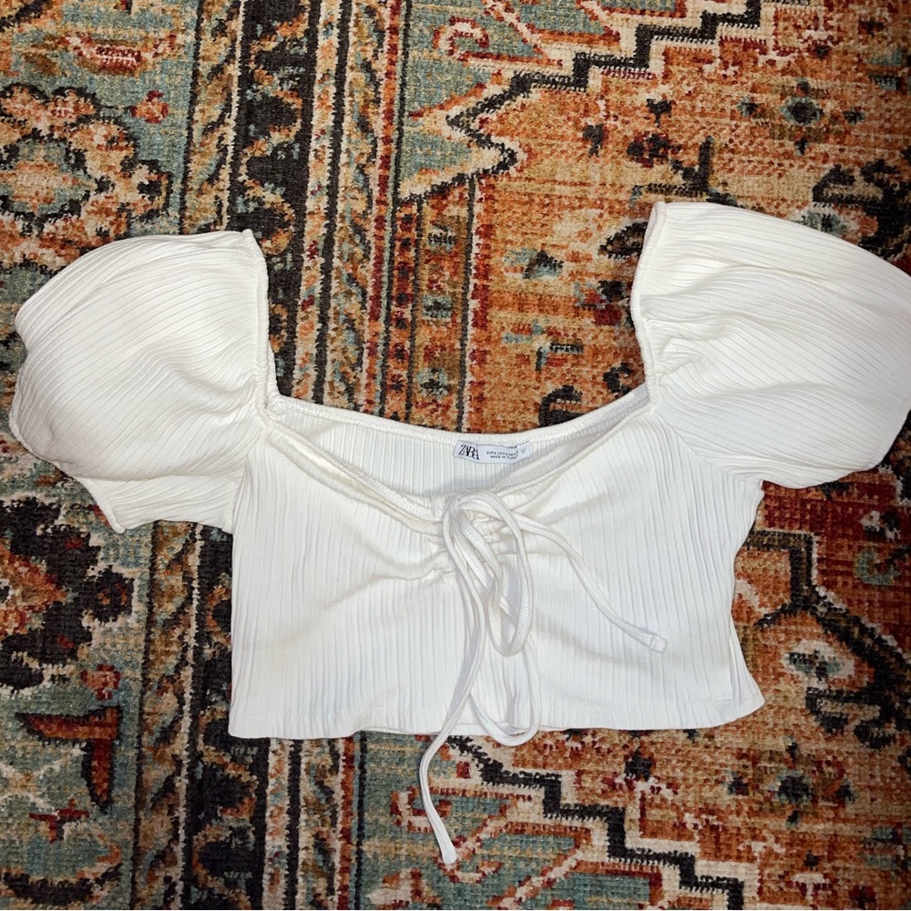 White Zara Top